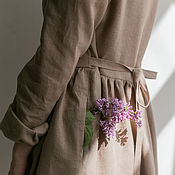Одежда handmade. Livemaster - original item Copy of Linen dress loose fit. Handmade.