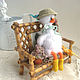 Gavryusha gosling with a butterfly net. Stuffed Toys. Knitted cozy. My Livemaster. Фото №6