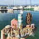 Остров дрифтвуд Бирюза моря 20 см. Скульптуры. AdriaticArt_Julia. Интернет-магазин Ярмарка Мастеров.  Фото №2