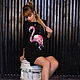Дизайнерское платье  `Flamingo` by Lika Mellow выполнено в одном экземпляре.