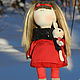 Lady in red. Куклы и пупсы. Эльвира Журавлёва. Интернет-магазин Ярмарка Мастеров.  Фото №2