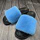 Women's flip flops from mink, Flip flops, Nalchik,  Фото №1