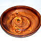 Order Wooden cedar plate (dish) 21 cm. T13. ART OF SIBERIA. Livemaster. . Plates Фото №3