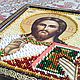 Икона бисером "Христос-Спаситель и Пресв.Богородица Казанская". Иконы. Домовёнок Кузя. Ярмарка Мастеров.  Фото №4