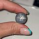 Звездчатый сапфир (не гретый). Крупный 34.14ct. Сертификат, Кабошоны, Москва,  Фото №1