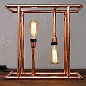 Для дома и интерьера handmade. Livemaster - original item Handmade copper table lamp ALoft - AL-090. Handmade.