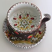 Керамическая тарелка миска (майолика)