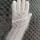 Openwork Down Knitted Gloves Style. Gloves. Downy Paradise. My Livemaster. Фото №4
