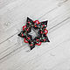 Brooch-pin: Christmas star. Brooches. Mandarinka (mandarinka-rnd). My Livemaster. Фото №5