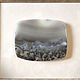 moss agate. Stone painting 'Fog' (31,5h29,5 cm.). Pictures. The Precious Casket. Online shopping on My Livemaster.  Фото №2
