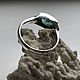 Men's ring with VS Emerald 1,69 ct, handmade silver ring. Rings. Bauroom - vedic jewelry & gemstones (bauroom). My Livemaster. Фото №5