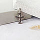 Old believer cross. 925 sterling silver, Folk decorations, Chaikovsky,  Фото №1