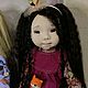 Кукла текстильная Лея. Шарнирная кукла. КуклаМарт (kuklamart) (florarossa). Интернет-магазин Ярмарка Мастеров.  Фото №2