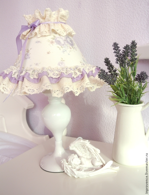 lilac table lamp