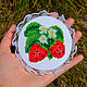 Brooch beaded Strawberries. Brooches. WILD FOREST. Things with a soul. My Livemaster. Фото №4