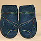 Order Men's felted Slippers Color geometry-2. MMwool (marinamol). Livemaster. . Slippers Фото №3