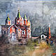  Храм и гроза, Картины, Москва,  Фото №1