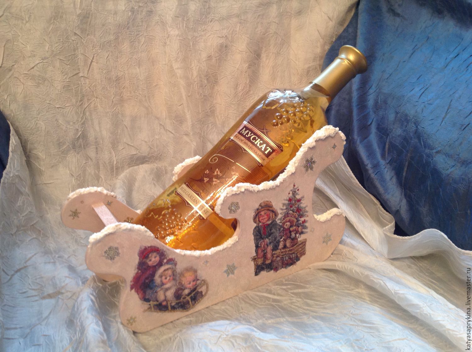 Сани-подставка под шампанское купить в интернет-магазине Ярмарка ...