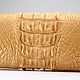 Кошелек женский из натуральной кожи крокодила IMA0004L33. Кошельки. CrocShop товары из экзотической кожи. Интернет-магазин Ярмарка Мастеров.  Фото №2