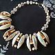 Lisway Shell Beads 33h16mm 5 pcs. Beads1. - Olga - Mari Ell Design. Online shopping on My Livemaster.  Фото №2