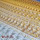  шаль вязаная ажурная крючком из хлопка. Шали. Knitted-stori. Ярмарка Мастеров.  Фото №5