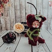 Куклы и игрушки handmade. Livemaster - original item Amigurumi dolls and toys: Cherry-cat. Handmade.