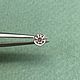 Микродермал (пирсинг) SIMPLE с бриллиантом  0,18 кт. Пирсинг. PURE DIAMONDS Jewelry. Интернет-магазин Ярмарка Мастеров.  Фото №2
