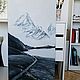 Заказать Картина маслом Прогулка у озера горный пейзаж. ТАТИ КАРТИНЫ. Ярмарка Мастеров. . Картины Фото №3