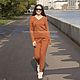 Cashmere suit orange (2 options for a jacket), Suits, Moscow,  Фото №1