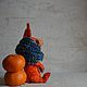 Tangerine Rabbit. Stuffed Toys. 7cvetik70. My Livemaster. Фото №4