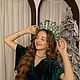 Кокошник «Изумруд Shine». Диадемы. KUDESNITSA Designer Accessories. Ярмарка Мастеров.  Фото №6