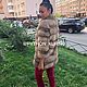 Шуба из куницы. Шубы. YANA KRAFT BRAND. Ярмарка Мастеров.  Фото №6