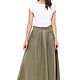 100% linen boho skirt. Skirts. etnoart. Online shopping on My Livemaster.  Фото №2