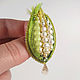 Order A beaded brooch of Corn, brooch with pearls, autumn brooch. Zveva. Livemaster. . Brooches Фото №3
