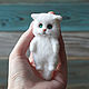 Cat brooch made of wool, Brooches, Moscow,  Фото №1