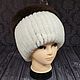 Fur hat (Premium). Caps. kupimeh. Online shopping on My Livemaster.  Фото №2
