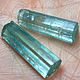 Aquamarines(crystals), pair 30/10/8 mm, Sherlova Gora, Transbaikalia. Minerals. Stones of the World. Online shopping on My Livemaster.  Фото №2