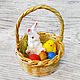 Order Soap Basket for Easter Handmade Gift Rabbit Easter. Edenicsoap - soap candles sachets. Livemaster. . Soap Фото №3