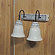 Order Italian retro double wall lamp in the bathroom. Elena Zaychenko - Lenzay Ceramics. Livemaster. . Wall lights Фото №3