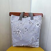 Сумки и аксессуары handmade. Livemaster - original item Beach Bag Grey Bag Water Repellent Shopper Tote Bag. Handmade.