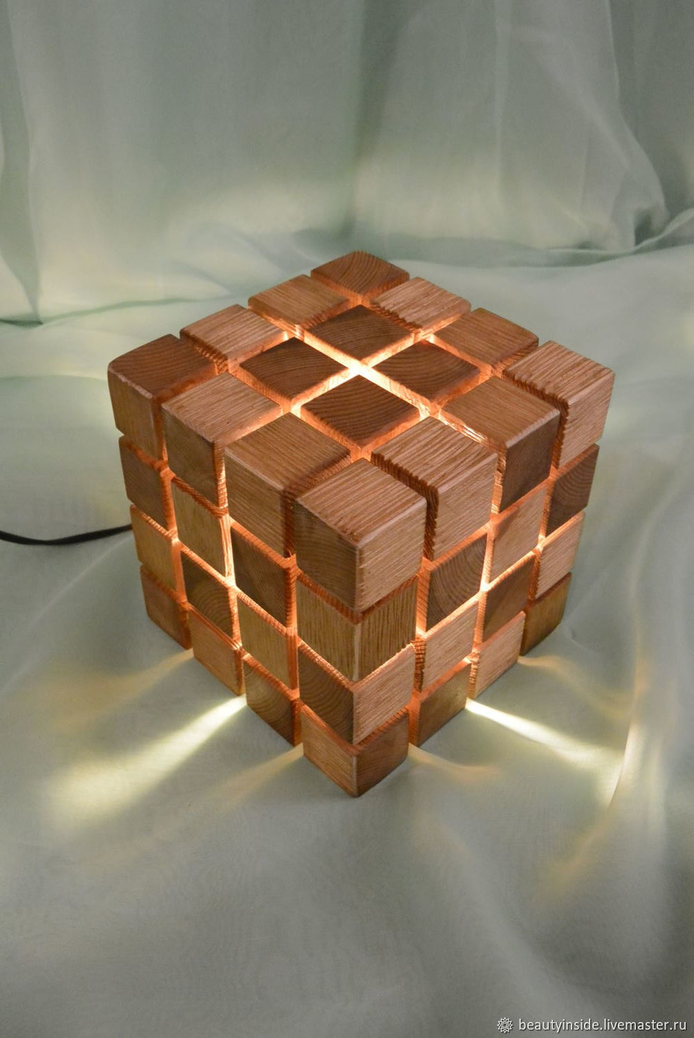 куб из дерева