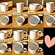 A smooth mug with colorful hearts as a gift to a loved one. Mugs and cups. DASHA LEPIT | Ceramic tableware (dashalepit). My Livemaster. Фото №10