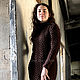 Вязаное шерстяное платье-миди "Шоколад". Платья. IRINA GRUDKINA Handmade Knitwear. Ярмарка Мастеров.  Фото №7
