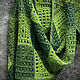 Knitted shawl 'Sherwood Forest'. Shawls. YULYA BLACKBERRY. My Livemaster. Фото №5