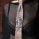 3D bow Tie made of genuine leather 'the Mask of the girl Pierrot'. Ties. NEW&W. Интернет-магазин Ярмарка Мастеров.  Фото №2