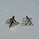 Stud earrings sign of Veles. Folk decorations. simvol-solnca. Online shopping on My Livemaster.  Фото №2