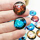 Cabochon Outer Space 20 mm. Cabochons. Selberiya shop. Online shopping on My Livemaster.  Фото №2