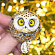Order Brooches owls. 2sovy. Livemaster. . Brooches Фото №3