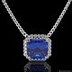 Кулон из золота с сапфирами и бриллиантами "Мечта Эльзы". Кулон. Emmerich jewelery. Интернет-магазин Ярмарка Мастеров.  Фото №2