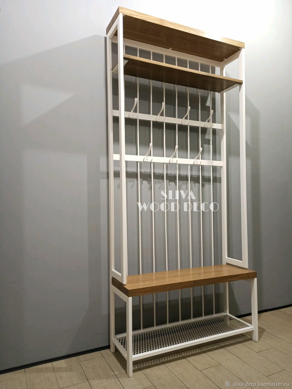 Прихожая/вешалка лофт LINE в интернет-магазине Ярмарка Мастеров по цене ...